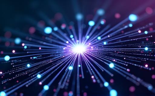 AIニューラルネットワークの抽象的なビジュアライゼーション